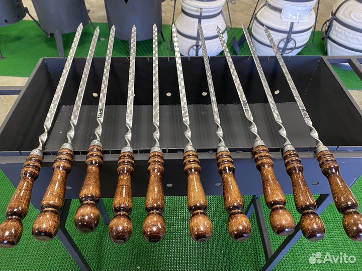 Набор шампуров в чехле 9 предметов