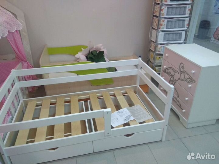 Кровать из массива подростковая 190*80