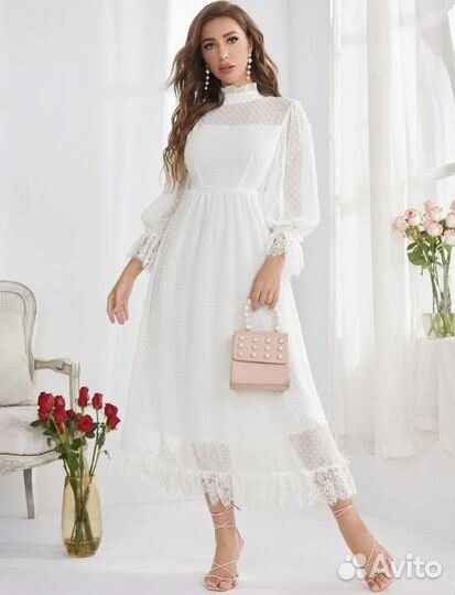 Платье свадебное 48