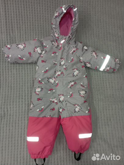 Зимний комбинезон для девочки 92 98