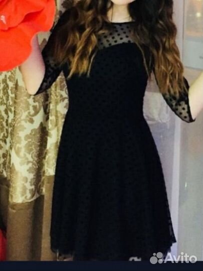 Платье черное 42