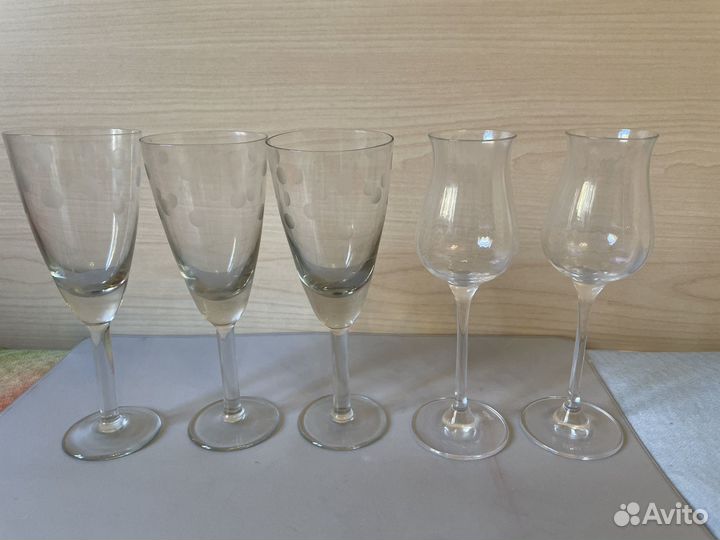 Хрустальные рюмки СССР