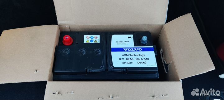 Аккумулятор Volvo 31652065