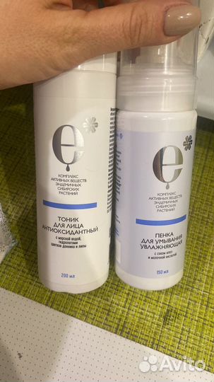 Пенка и тоник для дица