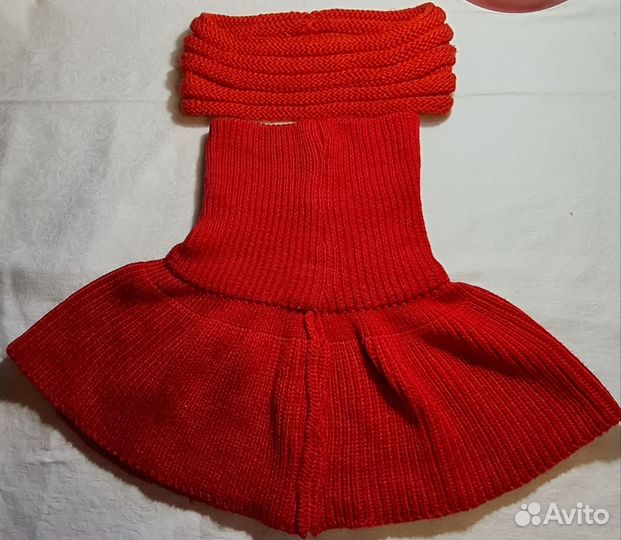 Женские шарф-хомут и полоска на голову