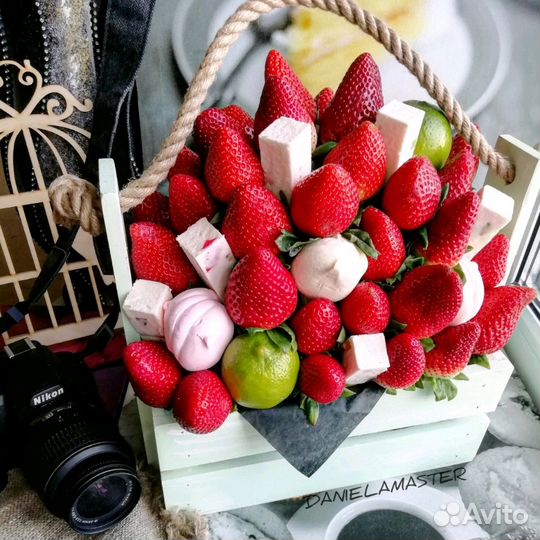 Съедобные букеты на 8 марта