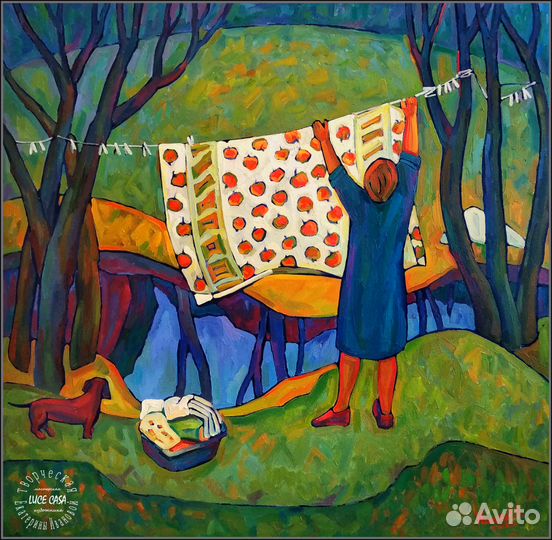 Картина маслом. Профессиональная живопись. 