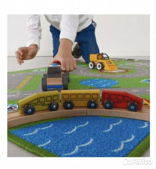 Ковёр сторабу, размер 75х133 см, цвет зелёный