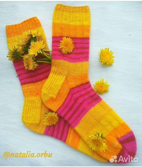 Носки вязаные