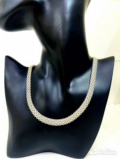 Серебряное колье т18737 \925\