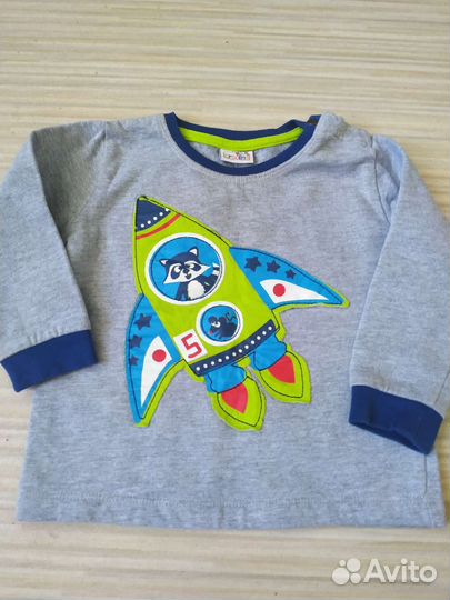 Рубашки толстовки на мальчика 80-86 см