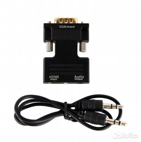 Переходник vga-hdmi - audio