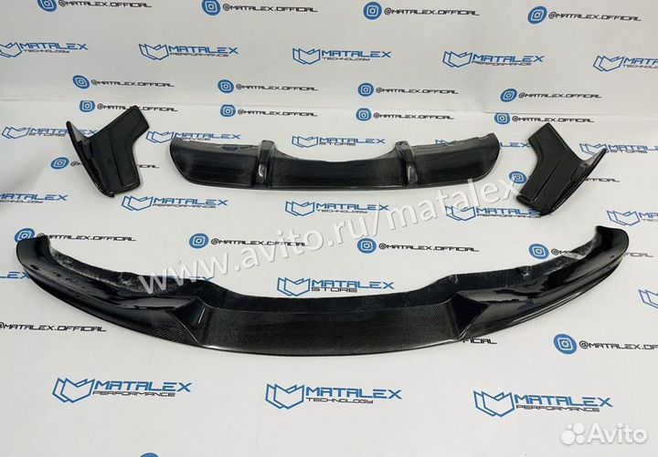 Обвес для BMW F15 Perfomance карбон, сплиттер