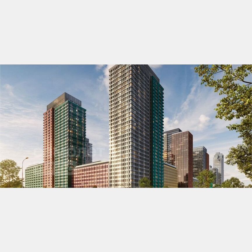 2-к. квартира, 61 м², 4/35 эт.