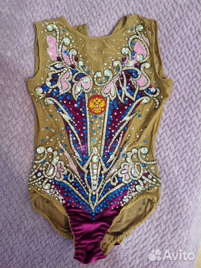 Купальник для спортивной аэробики 128-140 см