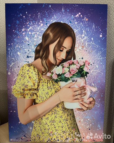 Портрет на холсте по фото