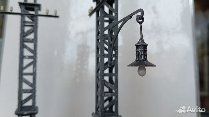 Модель столбов линий электропередачи М 1:35