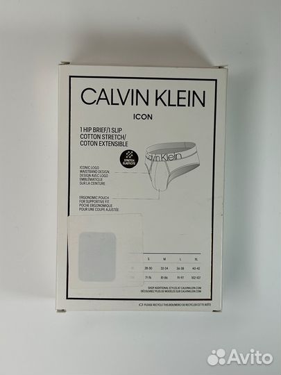 Трусы calvin klein размеры M, L