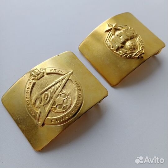 Пряжка бляха латунь футбольного клуба цска Зенит