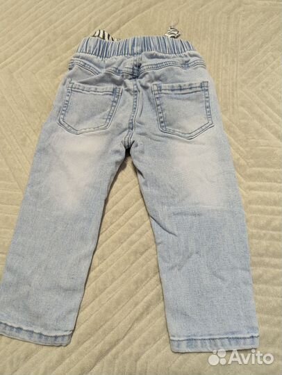 Джинсы на девочку 80-86