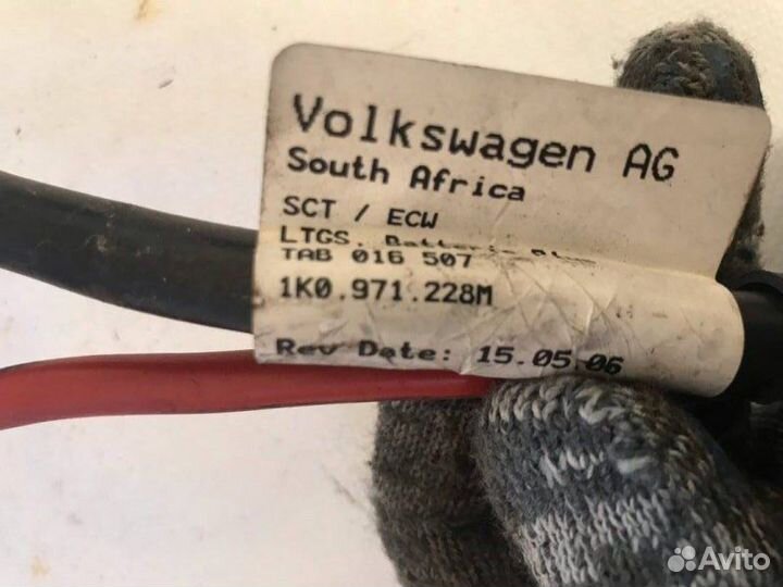 Клемма аккумулятора плюс Vw Passat B6 1.8 BZB