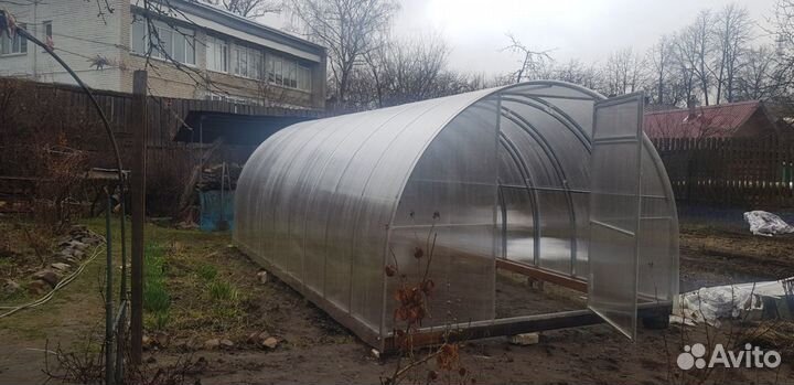 Теплица арочная 3х6 шаг 0,65 с установкой