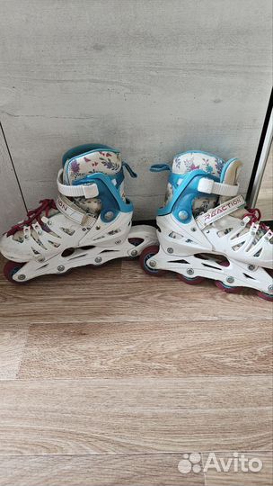 Роликовые коньки детские раздвижные р.32 -35