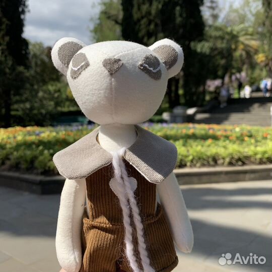 Эко Игрушка мишка Тедди ручной работы