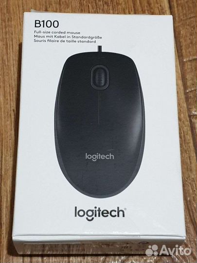 Мышь Logitech B100 новая