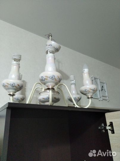 Люстра форфоровая.ссср
