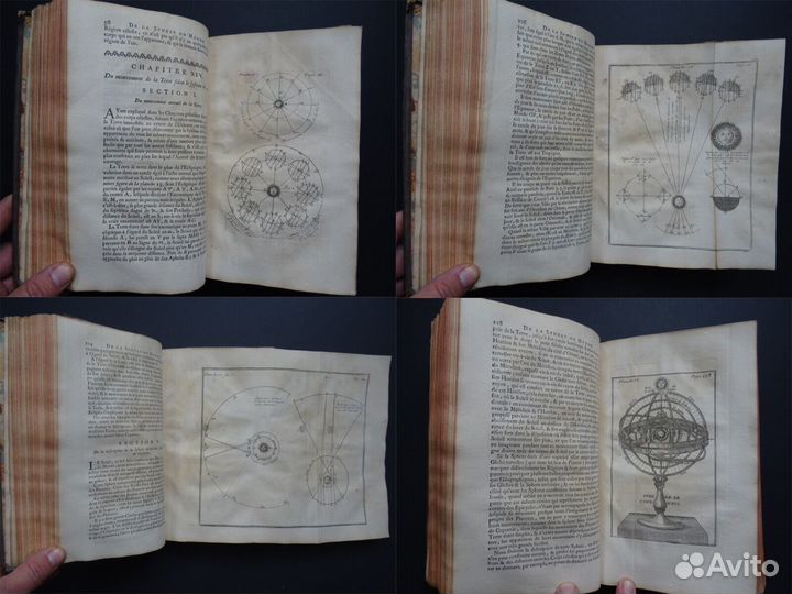 Старинная книга 1751 года. Николя Бион Атлас