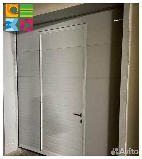 Секционные ворота alutech