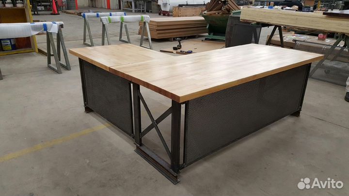 Компьютерный стол Лофт на заказ