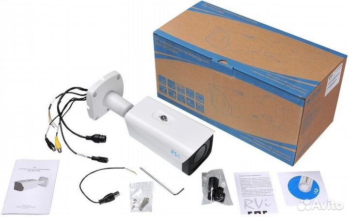 Видеокамера RVI-IPC42M4 V.2 (2.7-12) +RVi-1BMB-3