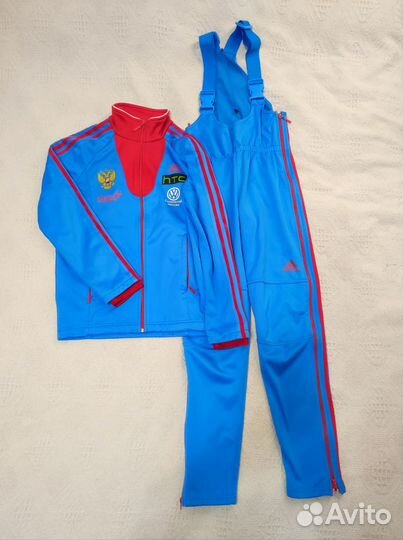 Лыжный разминочный костюм adidas унисекс