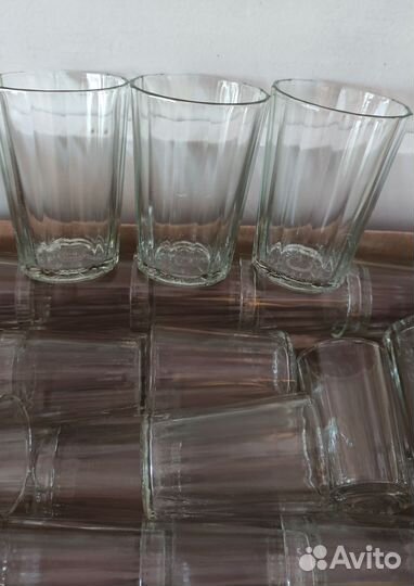 Граненые стаканы и рюмки СССР