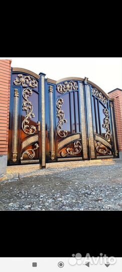 Ворота кованые