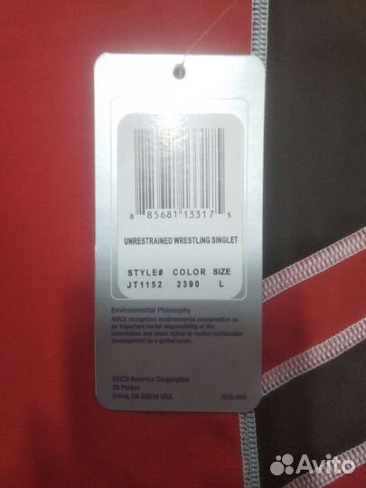Борцовское трико asics