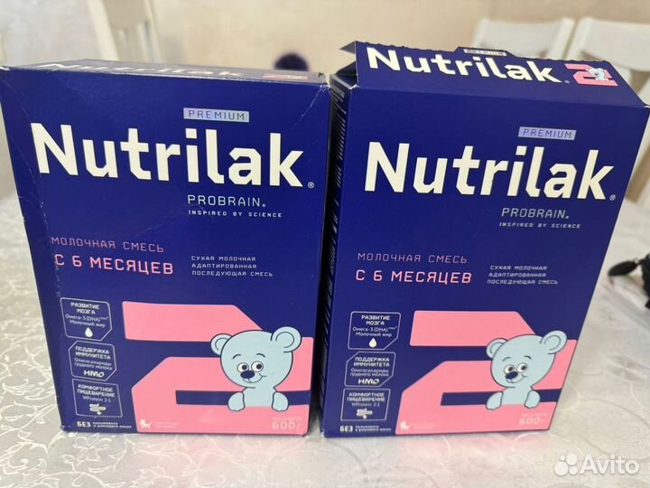 Смесь молочная Nutrilak Premium 2 с 6 месяцев 600г