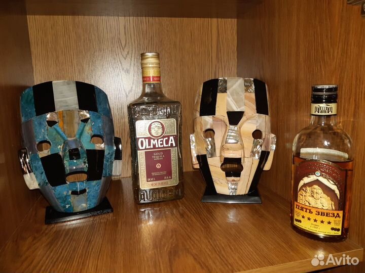 Мексиканская маска ацтеков, майя