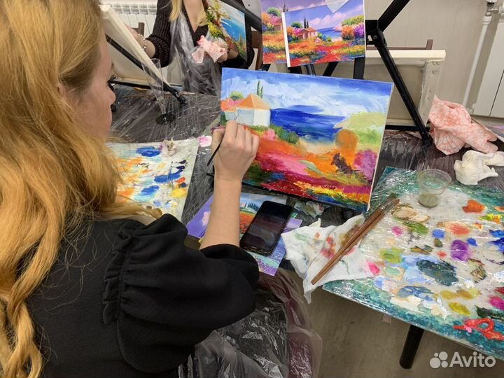 Выездные мастер-классы по живописи