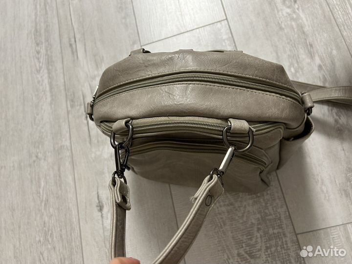 Рюкзак женский кожаный бу