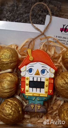 Щелкунчик + золотые орехи Подарок на Новый год