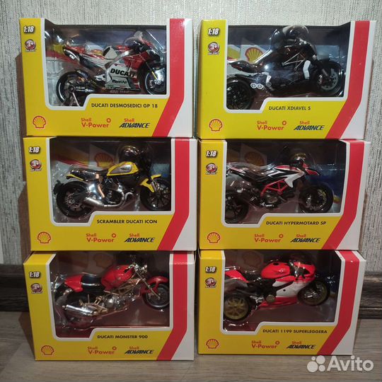 Коллекция мотоциклов Ducati shell