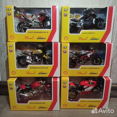 Коллекция мотоциклов Ducati shell