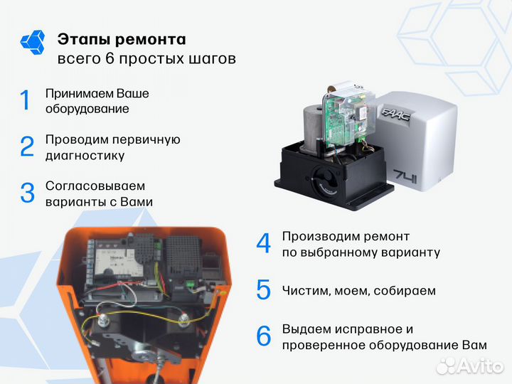Ремонт приводов и плат управления ворот