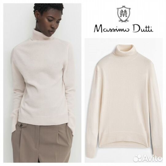 Водолазка с кашемиром Massimo Dutti M, L