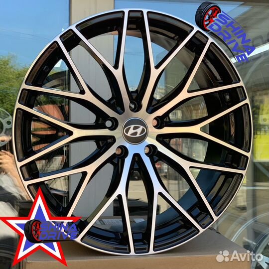 Диски Hyundai RS R20 5x114,3 Black Groove Gloss