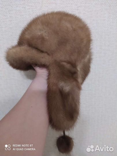 Шапка норковая женская