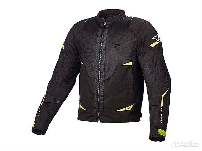 Мотокуртка macna hurracage черная